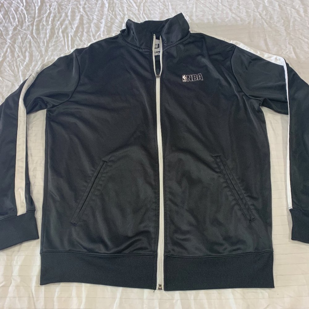 ❄️  NBA BASKETBALL MENS TRACK ATHLETIC FULL ZIP JACKET SIZE L ❄️